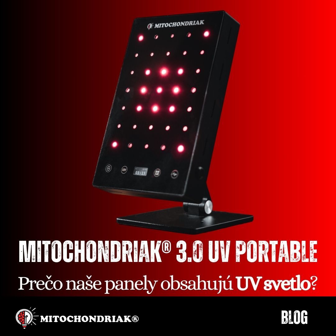 Prečo naše infrapanely Mitochondriak® 3.0 UV portable obsahujú aj UV svetlo